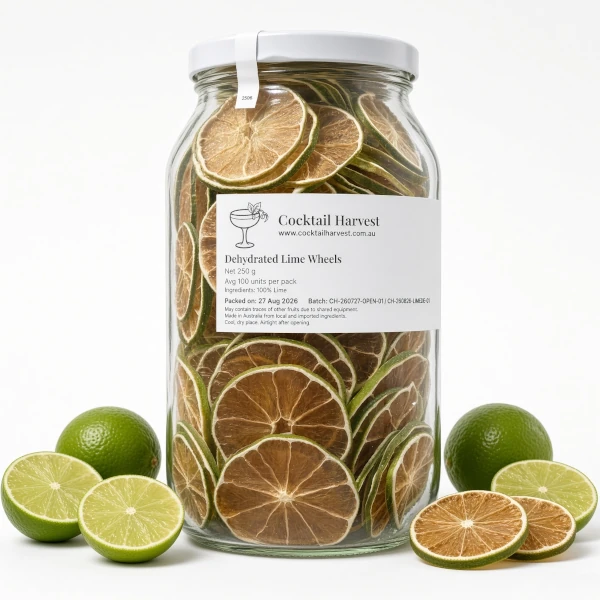 Dehydrated Lime Wheels